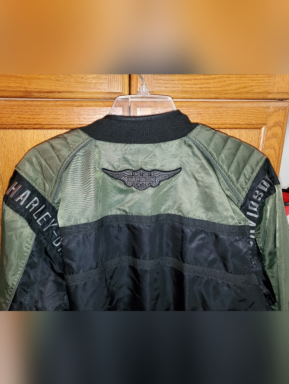 Harley-Davidson Mainstreet Colorblocked Nylon Bomber Jacket 98583-17VM - Picture 15 of 17